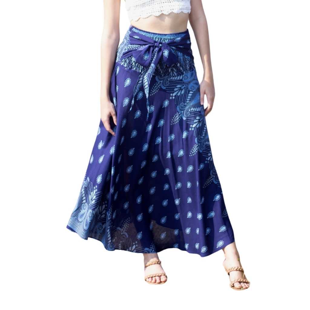 Navy hippie skirt hotsell