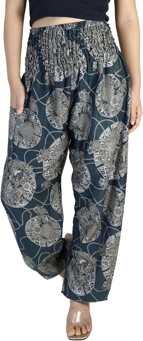 Boho Pants Rose Gray Yoga Pants