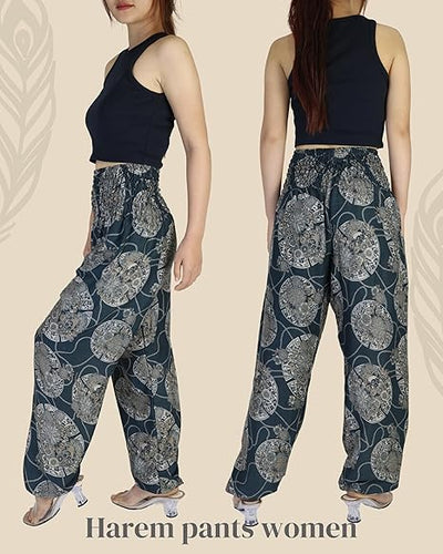 Boho Pants Rose Gray Yoga Pants
