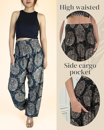 Boho Pants Rose Gray Yoga Pants