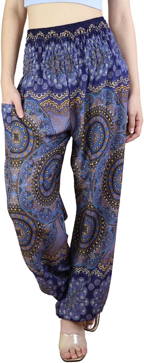 Boho Pants Bright Navy Yoga Pants