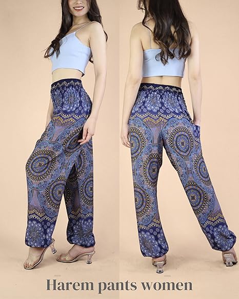 Boho Pants Bright Navy Yoga Pants