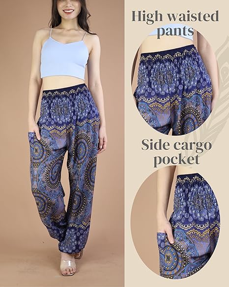Boho Pants Bright Navy Yoga Pants